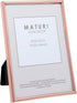 Maturi Rose Gold Colored Thin Edge Photo Frame, 6 x 8-Inch (15 x 20cm)
