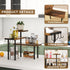 Countertop Organizer,3-Tier Counter Adjustable,4 Brown,TLJ023H IBUYKE Kitchen Wooden Spice Racks,Bathroom