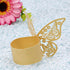 King&Pig 50pcs Laser Cut Butterfly Shape Napkin Rings for Dinners, Lunch Tables, Home Wedding Birthday Party