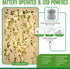 Alabeila Nest Vines,33ft 100 Fake Plants LED Artificial Ivy Garland with Fairy Lights,for Home Living Room Bedroom wall
