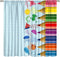 Focusbrite Children Pencil Curtains Cute Crayon Colourful Design Kids Boys Girls Curtain with