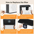 AP303/304 Replacement H14 HEPA Air Purifier Filter, Designed for Smoke Wildfire, Activated Carbon
