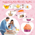 Honeydak Heart Shape Cake Pan, Aluminum Foil Mini Cake Cup with Lids, 100ml Disposable Baking Cups, 3 Colors (48 Sets)