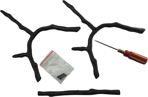Lulu Decor Antique Black Cast Iron Branch Style Book Holder, Easel, Picture Display, Cook Book Holder, Bible Stand