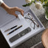 innoicco Set 2 Decorative Book for Home Decor - Aesthetic Fake Books for Coffee Table Decoration - of Linen Faux Book