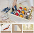 2 Pack Closet 24 Patinao Shoe Storage Box Organizer for - Cell Space Saver Shoes Containers Bin with Clear Lids