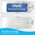 39x16, 30% 200 (1, SlipX Solutions Power Grip Extra Long Bath Tub & Shower Mat Wet Floor Non-Slip for Elderly & Kids