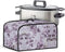 Purple Flower Slow Cooker Dust Cover, Oval 6-8 Qt Dust Proof Convenient Kitchen Accessory