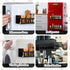 2 Pack Beeveer Spices Magnetic Spice Rack for Refrigerator Metal Magnet Basket Shelf for Fridge Seasoning Storage