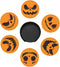6 Pcs Halloween Pumpkin Drink Coasters with Holder Coasters for Drinks Coffee