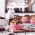 Baking Cups, 100 Pieces Pink Paper Cupcake Liners, Nonstick Muffin Molds for Parties