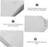 Ciieeo White Kitchen Drain Mat, Foldable Drying Pad for Tableware, Microfiber Dish Drying Mat for Countertop