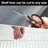 4 12 48 Inch Barydat Pcs Frosted Plastic Wire Shelf Liner Clear Frosted Hard Refrigerator Shelf Mats Non Adhesive