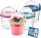 Crystalia 4 Pack 17 oz On The Go Yogurt Parfait Cups with