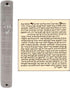 Waterproof Jewish MEZUZAH CASE with Scroll, 3D Metal Painted Design Classic Israel Judaica Plastic Door Mezuza