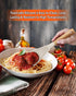Cooking Spoon for Nonstick Cookware, Durable BPA-Free Matte Silicone Wood Handle Spoon for Mixing, Scoop, Khaki