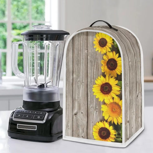 Cute Sunflower Blender Covers, Washable Kitchen Appliance Dust Cover, Anti Splash for Coffee Maker, Food Processor