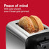 Hamilton Beach 2 Slice Toaster with Extra Wide Slots, Shade Selector, Auto-Shutoff, Cancel Button, Toast Boost (Black)