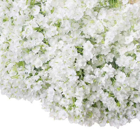 Bringsine Baby Breath Gypsophila Wedding Decoration, White Colour Pu Flowers, 30 Pieces