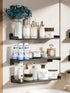 Set 6, Floating Shelves for Wall, Shelves for Decor Storage of Wall Mounted Wood Shelf for Bedroom, Living Room