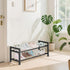 2-Tier (17.5"-30.7") Closet, Detsuk Expandable Shoe Rack Adjustable Heavy-Duty Metal Shoe Organizer Shelf for Entryway