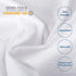 Split King Mattress Protector - Waterproof Cover for Adjustable Bed, Breathable and Noiseless