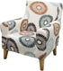 FUANGUI Banquet Armchair Slipcover Printed Chair Covers with Arms Stretch Club Chair