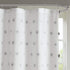 Madison Park Sophie Shower Curtain with Textured Pom-Poms, Modern Bathroom Décor, 72 in x 72 in, Black/White