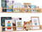 TUEGEGNS Nursery Book Shelves - Wall Mounted Set of 2, 32 inches Wooden