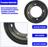 6 Packs 8'' 5/16''Thick Lazy Susan Hardware, Heavy Duty Turntable Bearing Swivel Pate for Rotating Table, Book Case