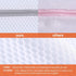 Kimmama Mesh Laundry Bags - Lingerie Wash Bag with Zipper, Net Washer Sack for Delicates, 2 PCS