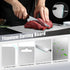Set 3, 100% Set, (3 Pack Titanium Cutting Board of Pure Titanium Metal Cutting Board for Kitchen, Non Toxic Chopping