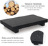 Black Farmhouse Bathroom Counter Tray Decor, Wooden Risers for Kitchen Soap Sink, Decorative Vanity Tray Stand