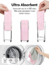 Tear-away Dish Cloth - 40 Sheets - 10'' by 10'', Reusable Washable Kitchen Towel Rolls, Super Absorbent Microfiber (2