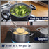 Hiware Solid Stainless Steel Spider Strainer Skimmer Ladle, 7 Inch Kitchen Utensils Wire Strainer Pasta Spoon