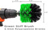 2-Pack Cone Drill Powered Brush Attachment for Cleaning Bathrooms, Kitchens, Showers, Grout, and Auto Detailing