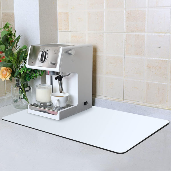 Coffee Mat, 12" x 20" Absorbent Kitchen Drying Mat for Dishes, Easy to Clean Coffee Bar Mat for Countertop