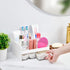 VITVITI Toothbrush Holders for Bathroom Sink, 6 Slots Bathroom Countertop Organizer with 2 Drawers, Plastic Kids Toothpaste Holder Bathroom Counter Organizer for Vanity, White by VITVITI