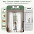 QDWIS 48 84 Inch,1'' Set,36-88'',Color:Natural Wood Curtain Rods for Windows to Diameter Drapery Rods with Imitation