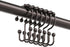 Zenna Home Metal Double Glide Shower Rings, Oil Rubbed Bronze – Set of 12 Heavy Duty, Rust-Resistant Rings
