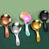 6 Pcs Thickened Small Round Stainless Steel Spoons for Honey, Candy, Coffee, Tea, Salt, Jam, Mustard - Ice Cream Spoon
