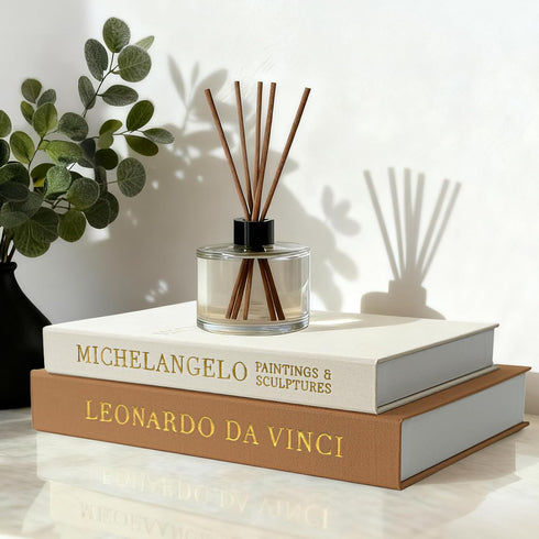 Jerriecori Decorative Books for Home Decor - Renaissance Coffee Table Books - Set