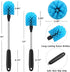 Stainless Steel Water Bottle Brush, Long Handle Scrubbing Brush for Cleaning Bottles, 2 Pack
