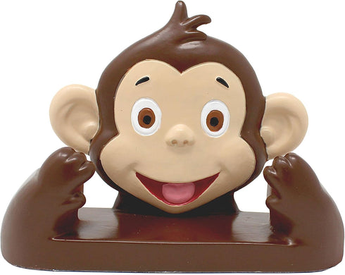 Fun Animal Eyeglass Holder Stand for Kids & Women, Securely Holds Kids Eyeglasses, Adult Reading Glasses - Monkey