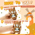 4 60 Amylove Pieces Cute Kitchen Timer Animal Mechanical Manual Fox Raccoon Bear Wolf Minutes Loud Alarm Egg Windup