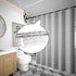 Qulable 24 pcs Shower Curtain Rings, Plastic C-Shaped Hooks for Bathroom Shower Window Rod