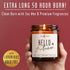 'Hello Autumn' Fall Candle - 9oz Jar with Apple, Cinnamon & Nutmeg, Infused with Essential Oils, 50Hr Burn, Cozy Fall