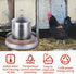 2Pack 9.8ft Dia.11in Chicken Water Heater for WinterHeated Poultry Waterer Base,with Thermostat and Power Cord