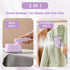Travel Steamer, 2 in 1 Portable Steamer for Clothes, 180° Rotatable Mini Steam Iron, Home and Travel Essential