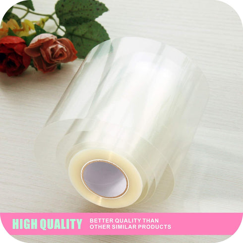 GUCUJI Cake Collar CLEAR ACETATE ROLL 125 Micron (3.1 X 394 inch) for Chocolate Mousse and Cake Decorating